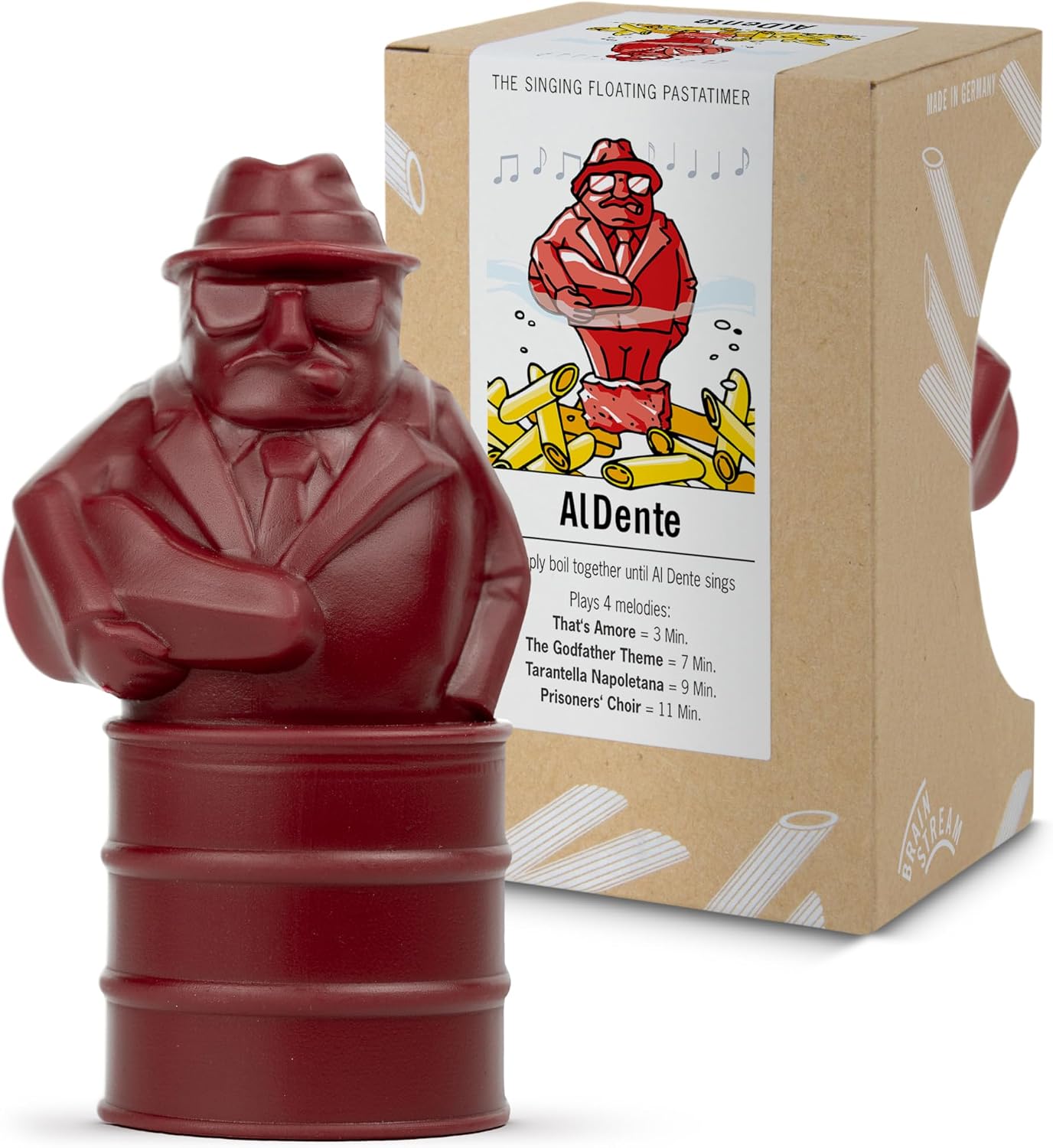 Al Dente Red Singing Floating Pasta Timer