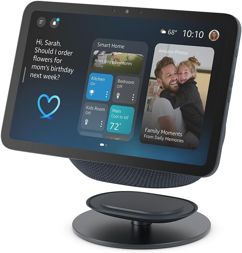 Amazon Echo Show 8 (2025) with Adjustable Stand, Graphite