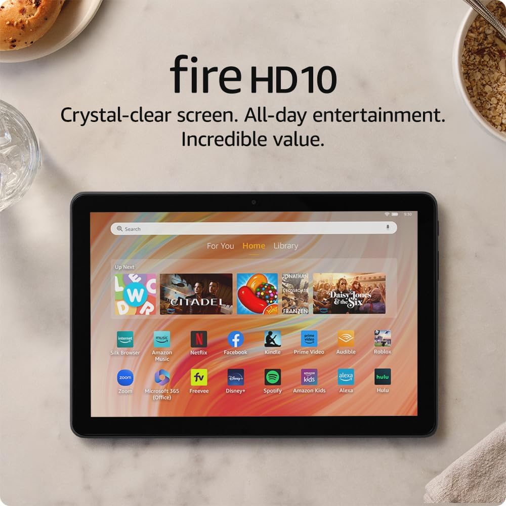 Amazon Fire HD 10 Tablet, 32 GB, Black
