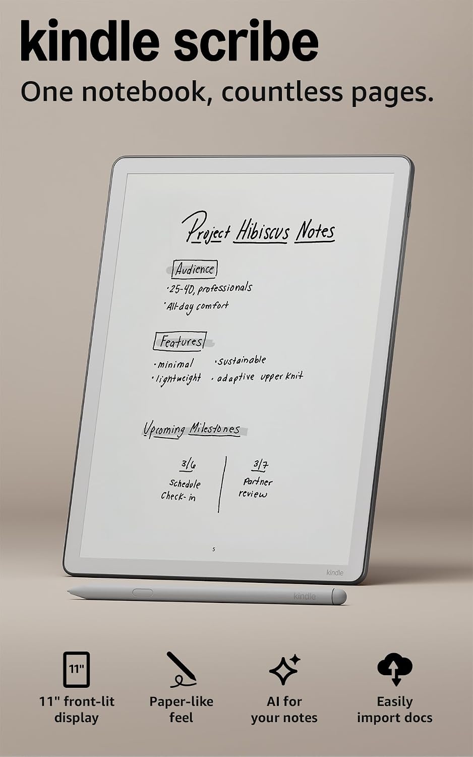 Amazon Kindle Scribe 32GB (Newest Model)