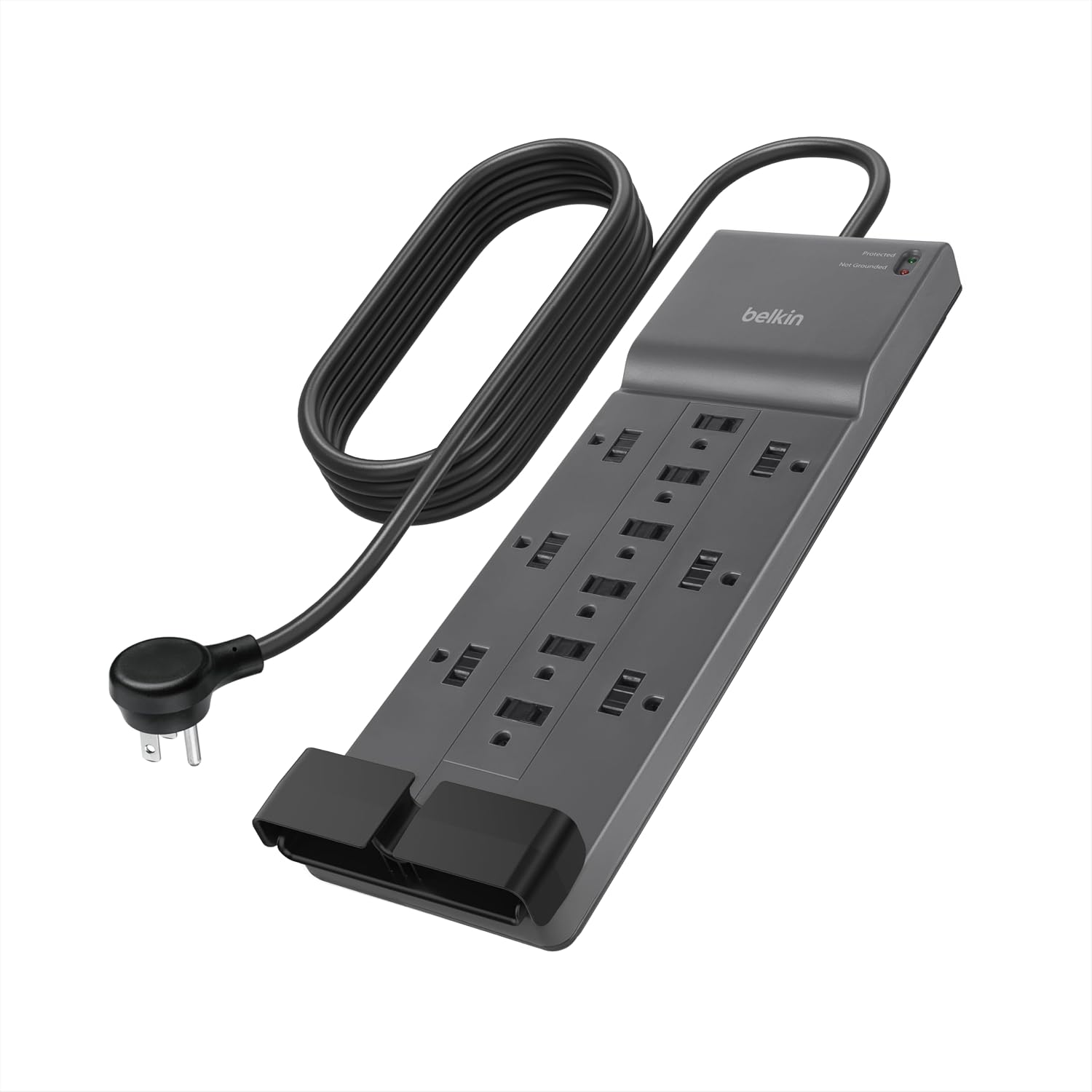 Belkin 12-Outlet Surge Protector Power Strip, 8 ft Cord