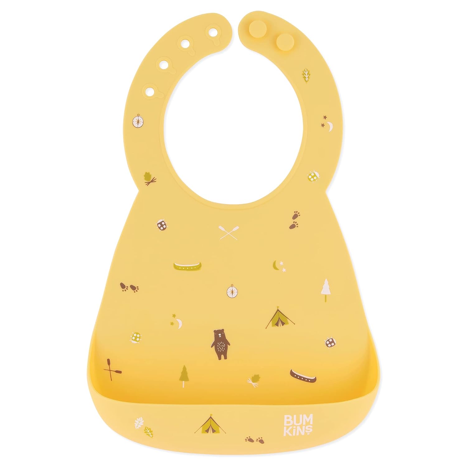 Bumkins Silicone Pocket Bib, 6-24 Months