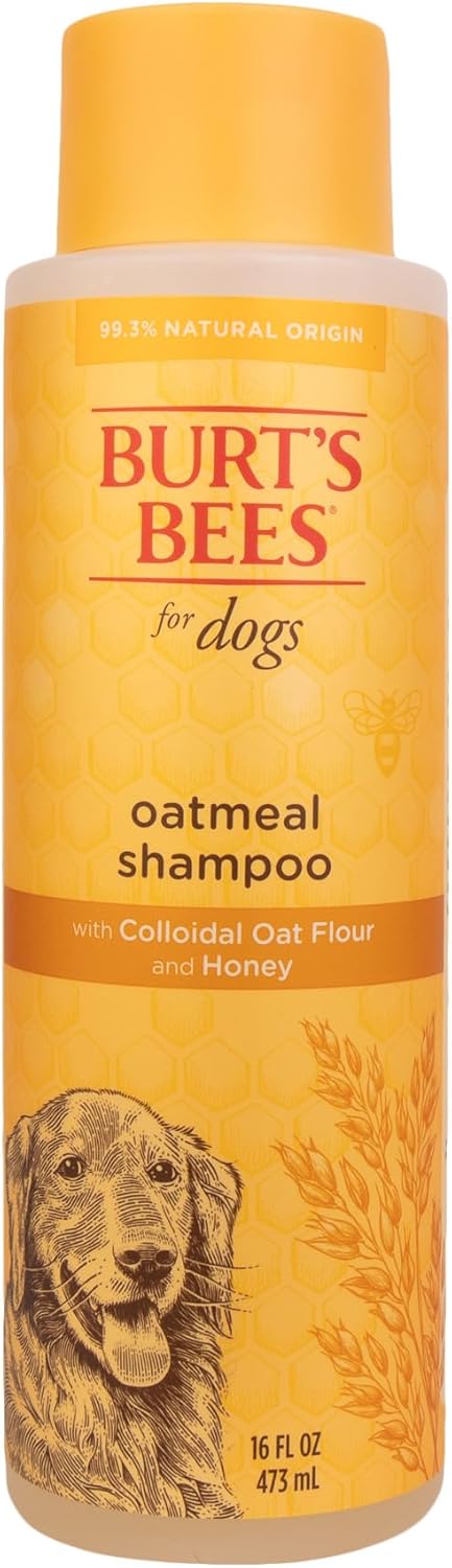 Burt's Bees for Pets Oatmeal Dog Shampoo, Unscented, 16 oz