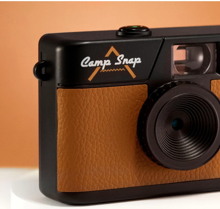Camp Snap V105 8MP Compact Digital Camera, Brown