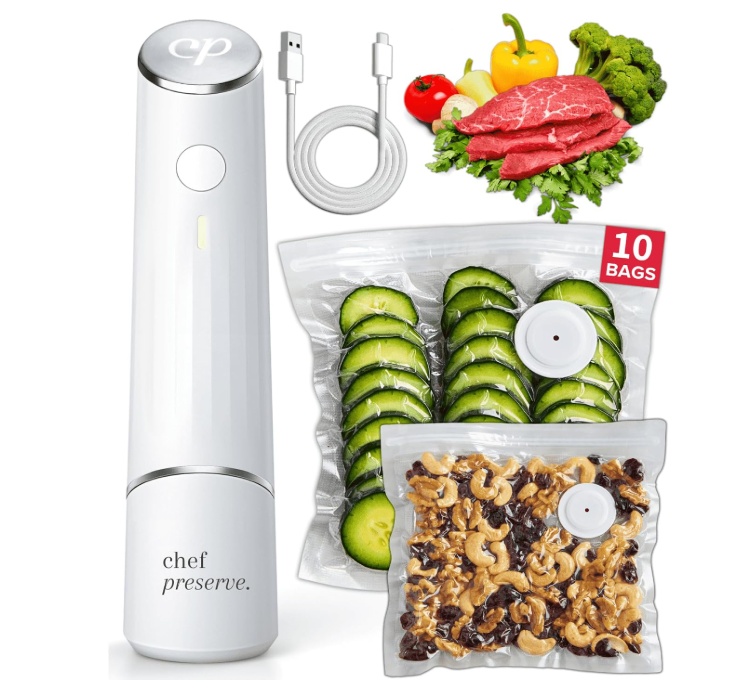 Chef Preserve Compact Vacuum Sealer for Food