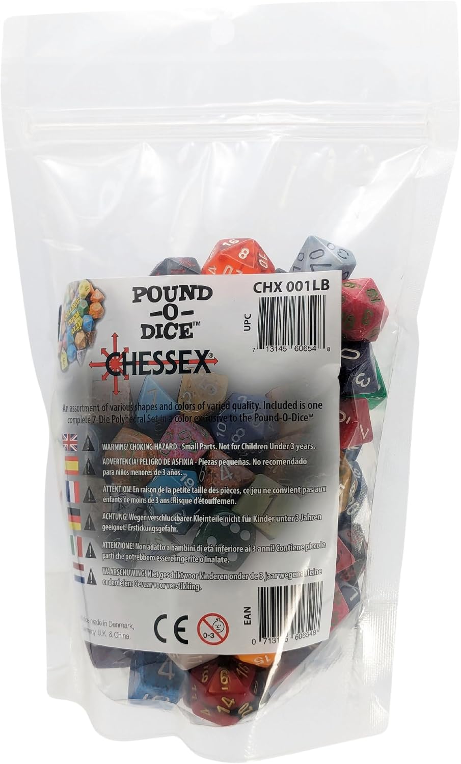Chessex Pound-O-Dice 1 lb Polyhedral Assortment