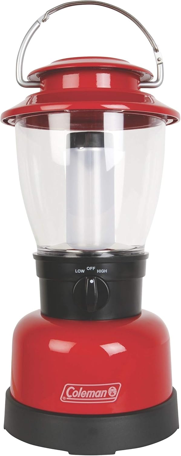 Coleman 400 Lumen LED Camping Lantern, Red