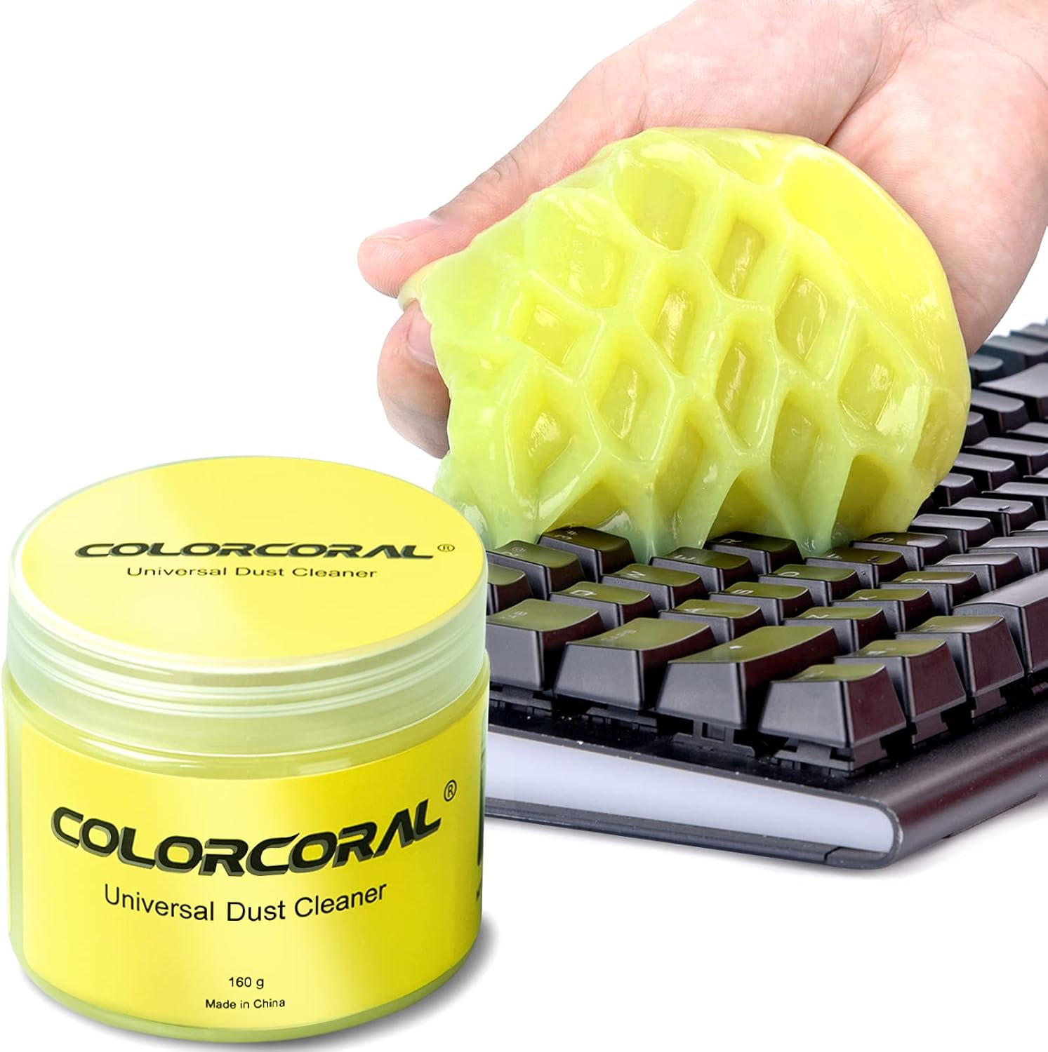 ColorCoral Universal Cleaning Gel for Keyboards and Cars