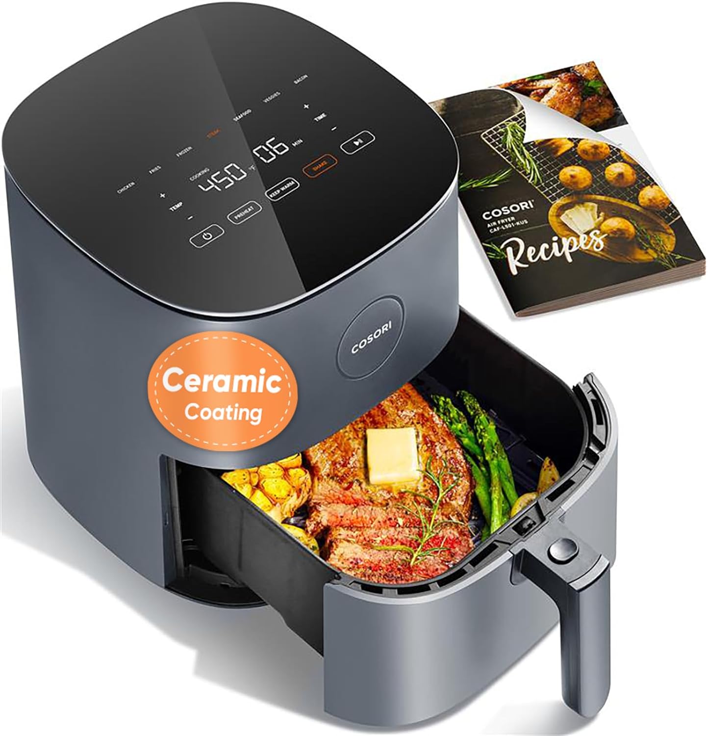 Cosori Air Fryer Pro LE 5 Qt, Grey
