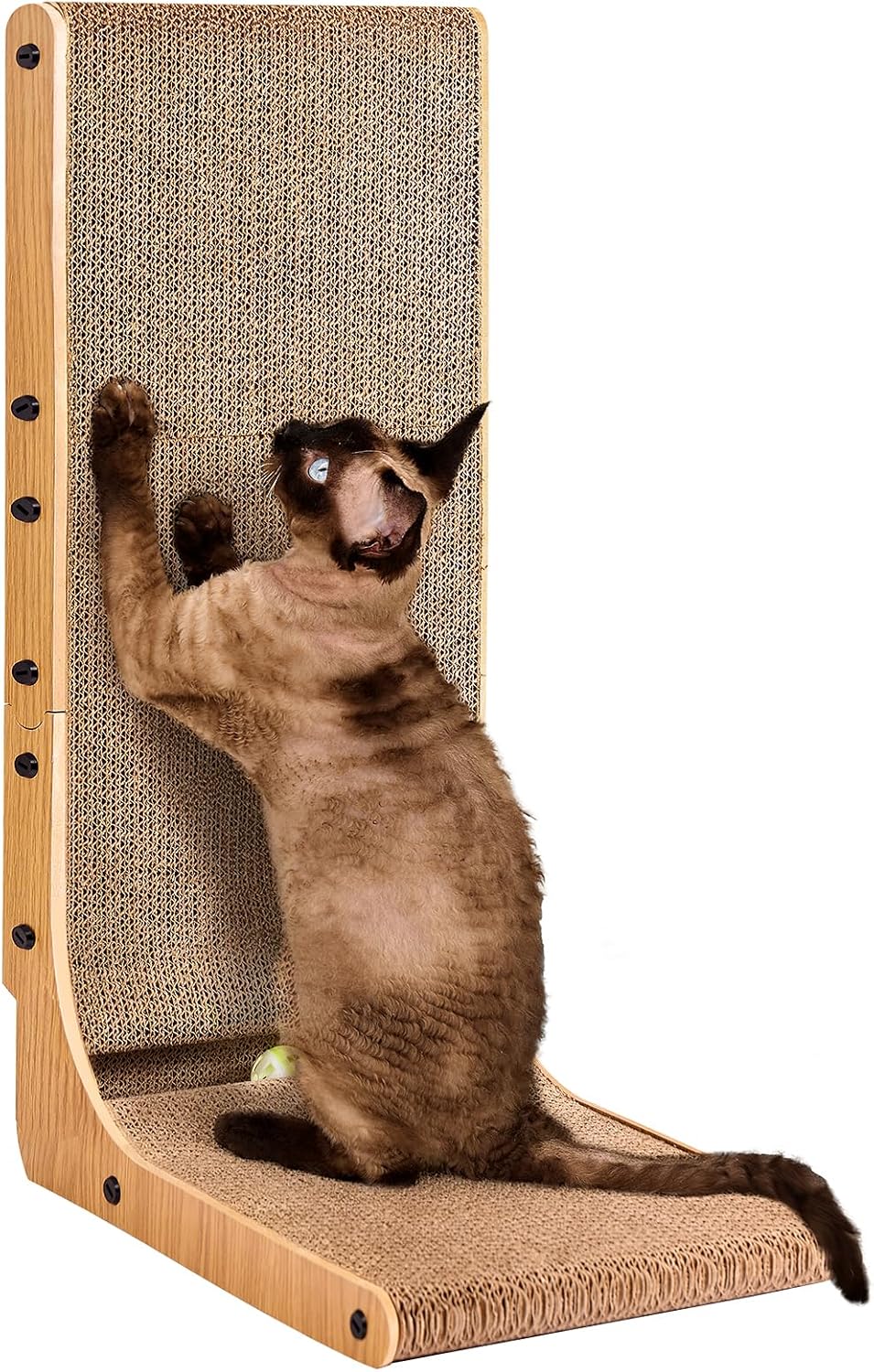 EHEYCIGA L-Shaped Cardboard Cat Scratcher, 26.8 Inch