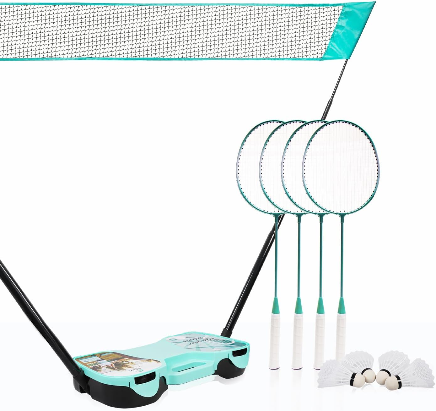ENOVI EasyGo Portable Badminton Set with Net