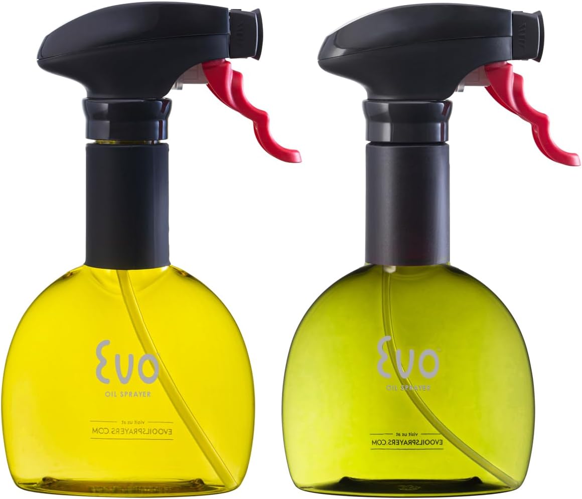 Evo Non-Aerosol Oil Sprayer Minis, 8 oz, 2-Pack