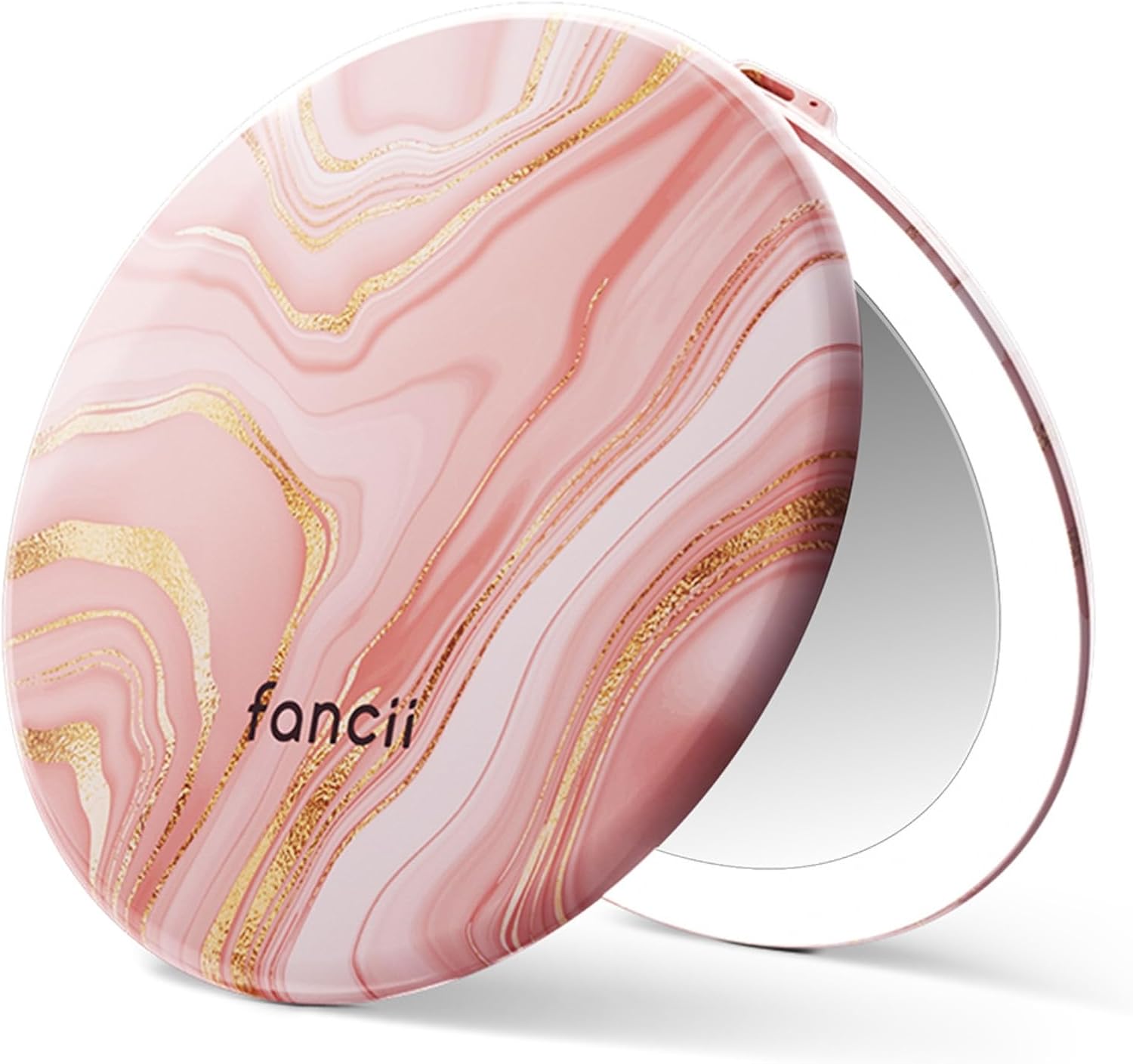 Fancii Taylor Lighted Travel Makeup Mirror, 10x/1x