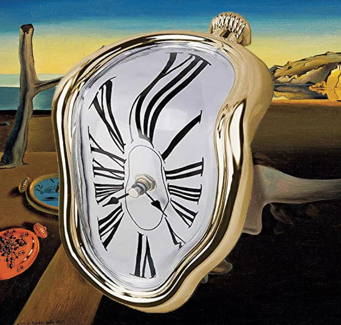 FAREVER Melting Clock, Rome Gold