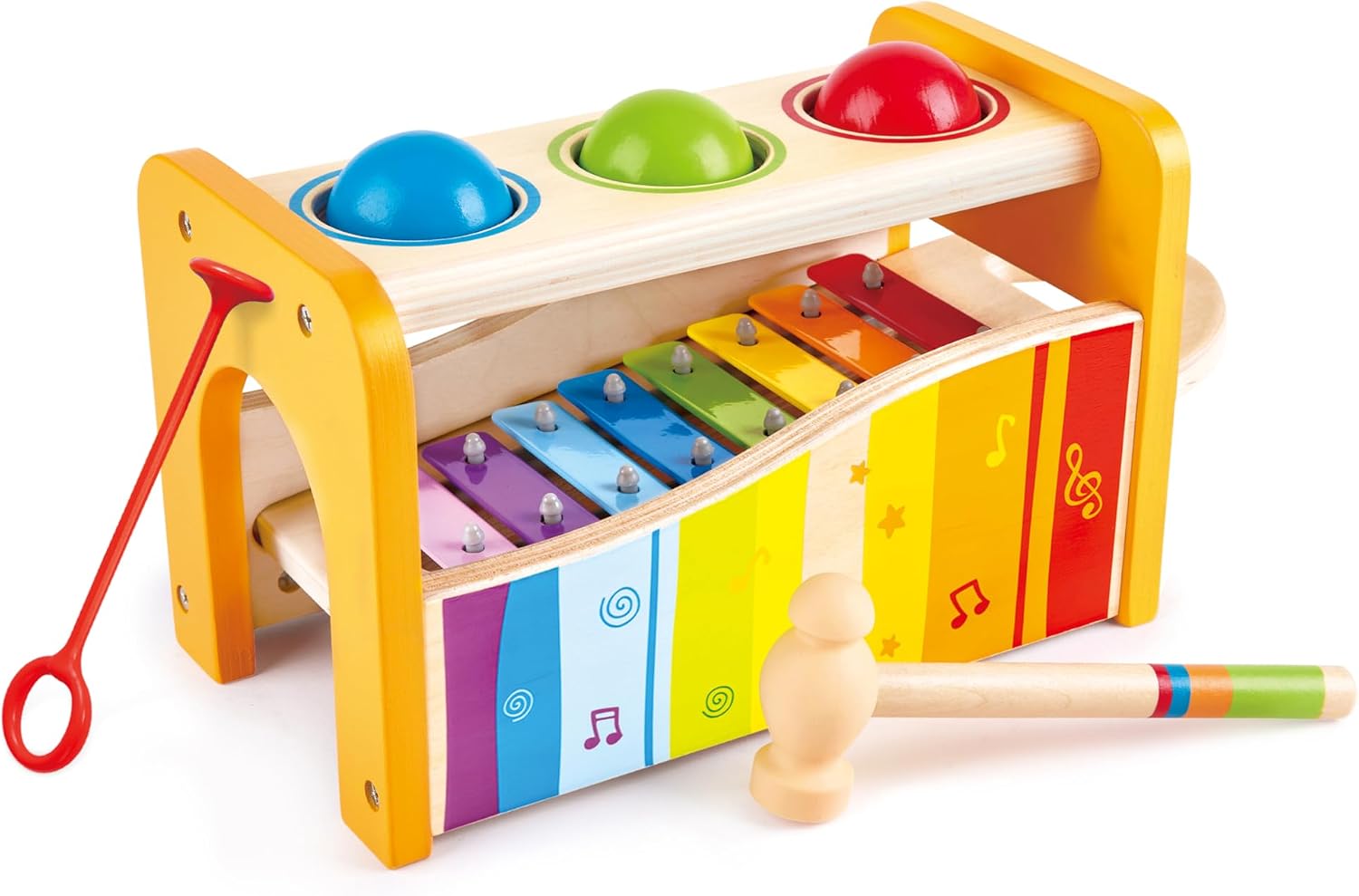 Hape Pound & Tap Bench with Slide-Out Xylophone