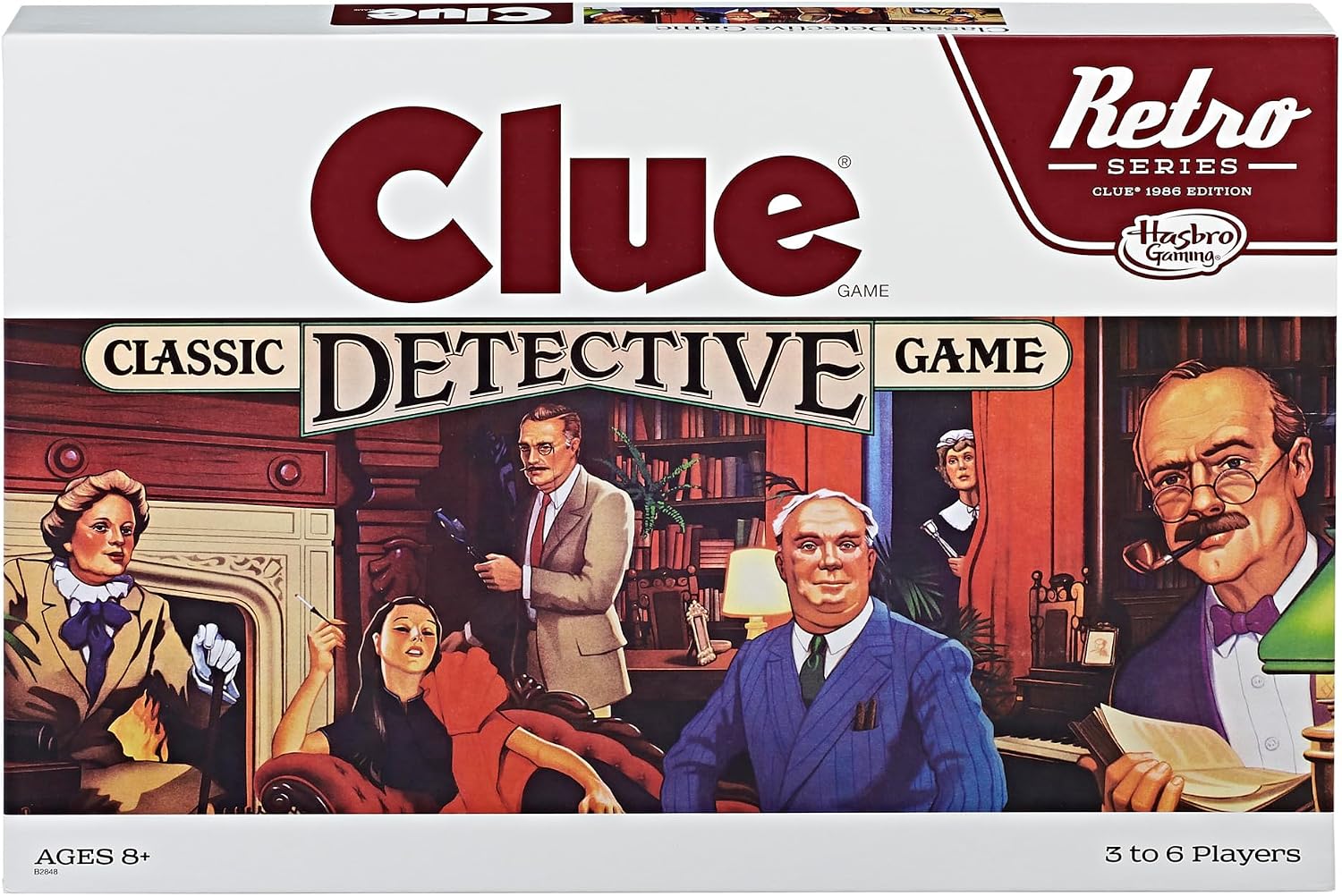 Hasbro Gaming Retro Series Clue 1986 Edition