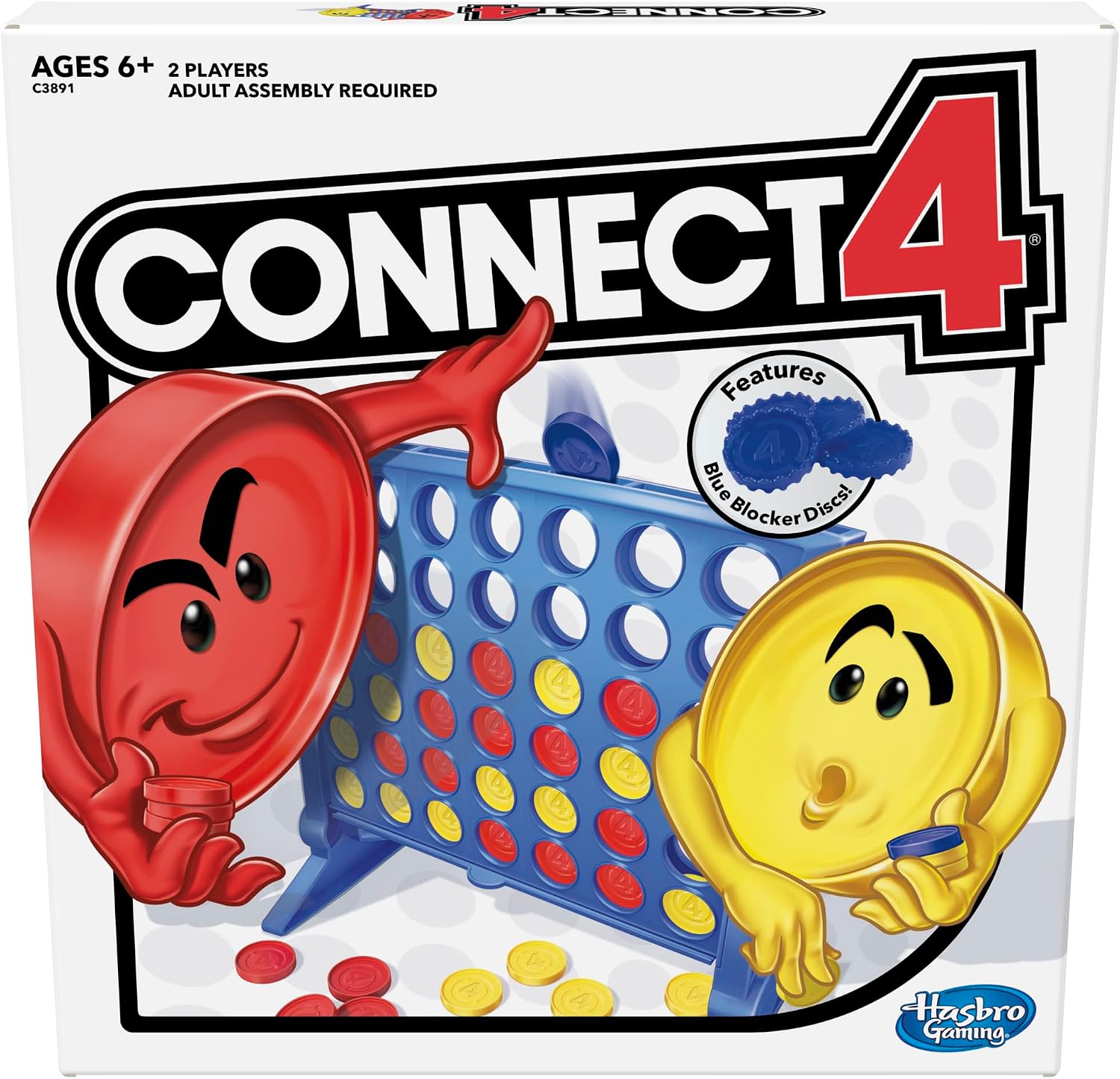 Hasbro Gaming Connect 4 with Blocker Discs