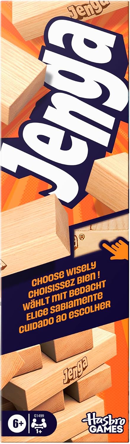 Hasbro Jenga Classic Game with Digital Die