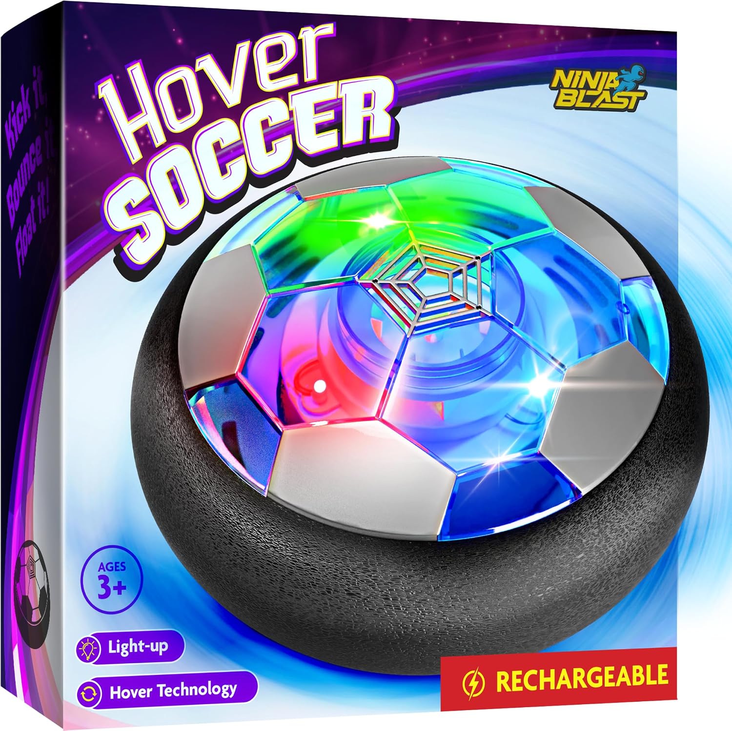 Hover Soccer Light-Up Indoor Ball