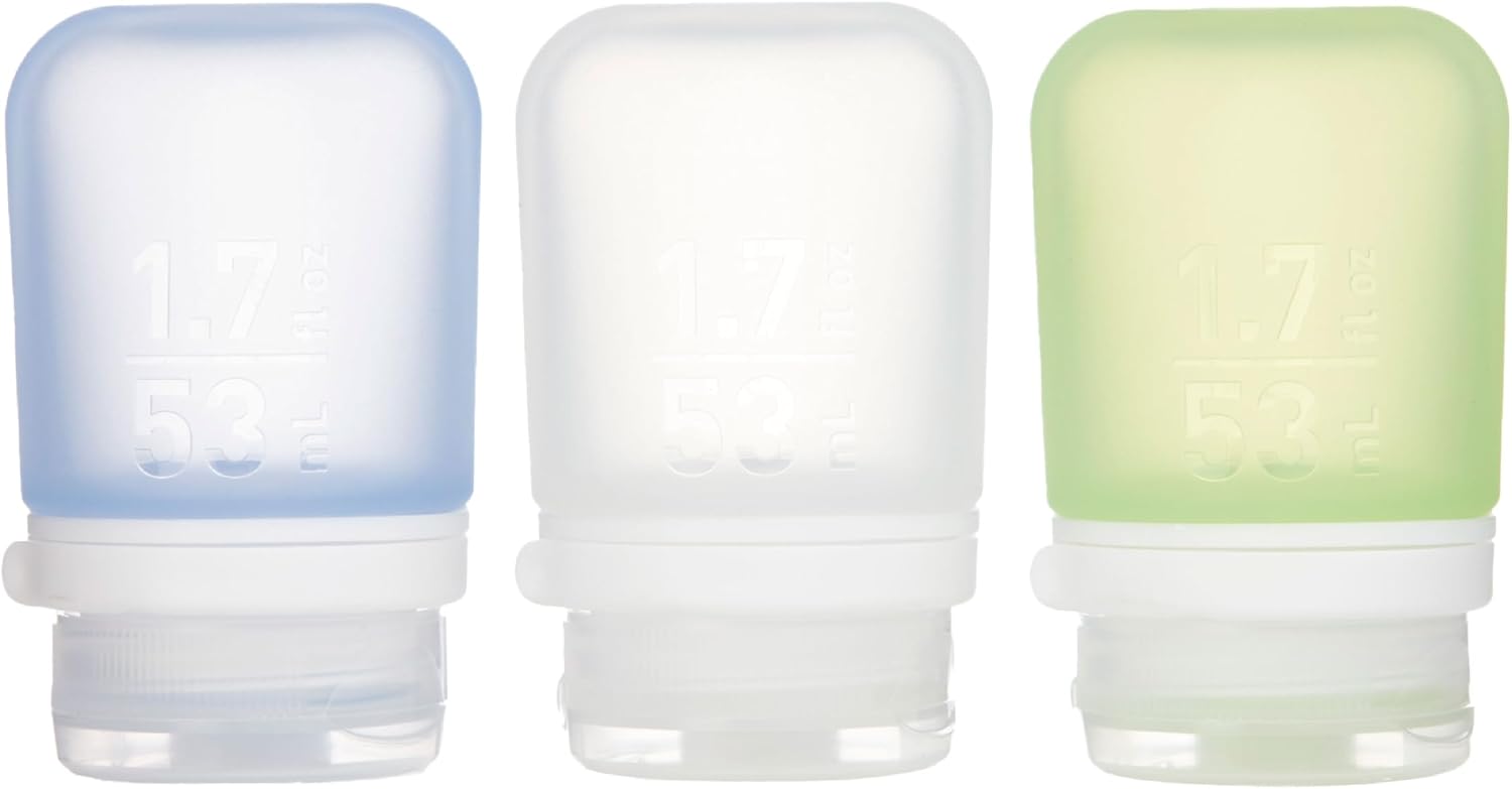 humangear GoToob+ Travel Bottles, 3-Pack, 1.7 oz