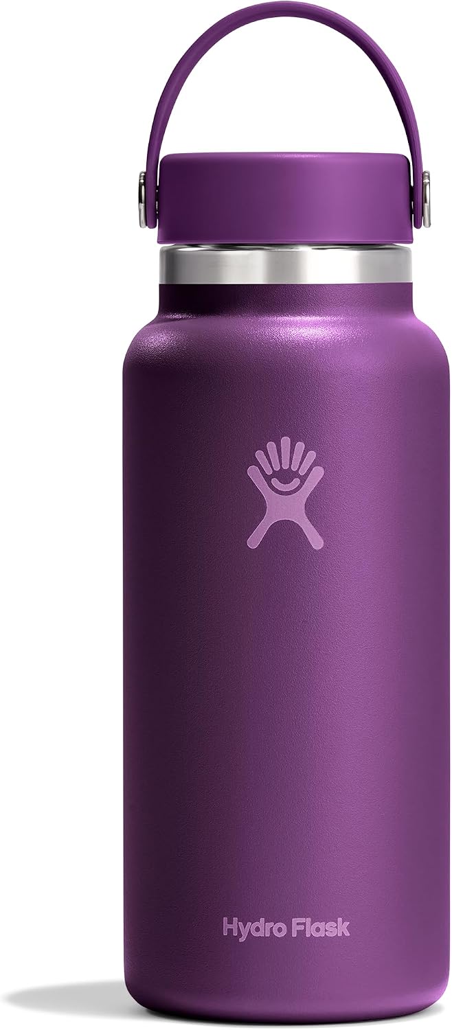 Hydro Flask 32 oz Wide Mouth Bottle with Flex Cap, Beachplum