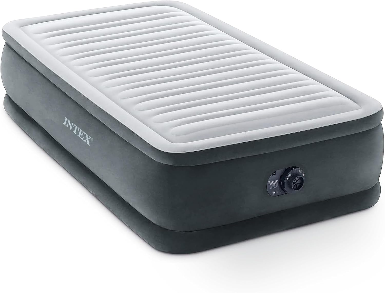 Intex Dura-Beam Deluxe 18-Inch Twin Air Mattress with Built-in Pump