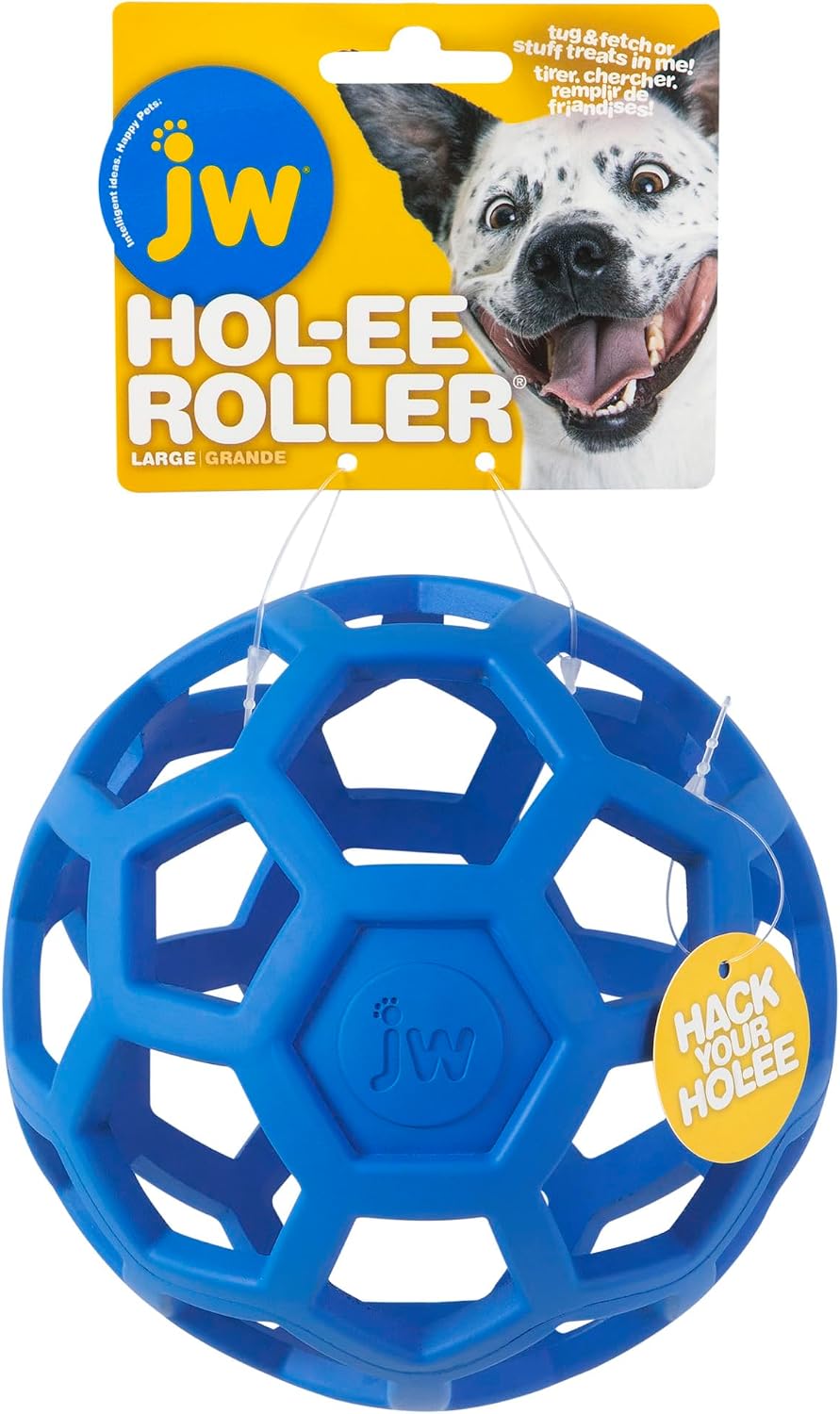 JW Pet Hol-ee Roller Dog Toy, Large 5.5 in