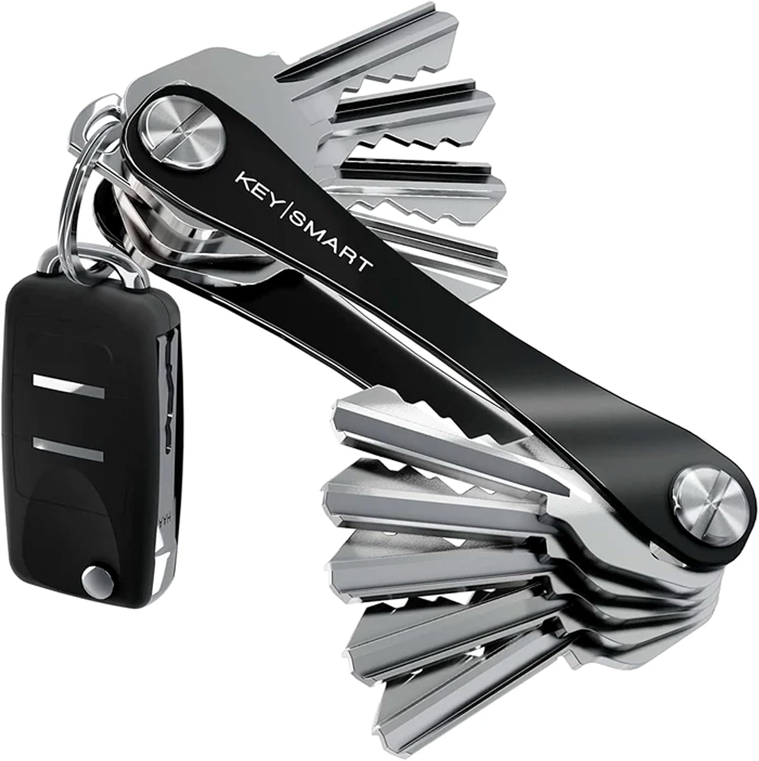 KeySmart Original Compact Key Holder, Black