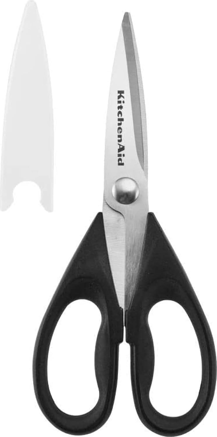 KitchenAid All Purpose Kitchen Shears with Sheath, Black