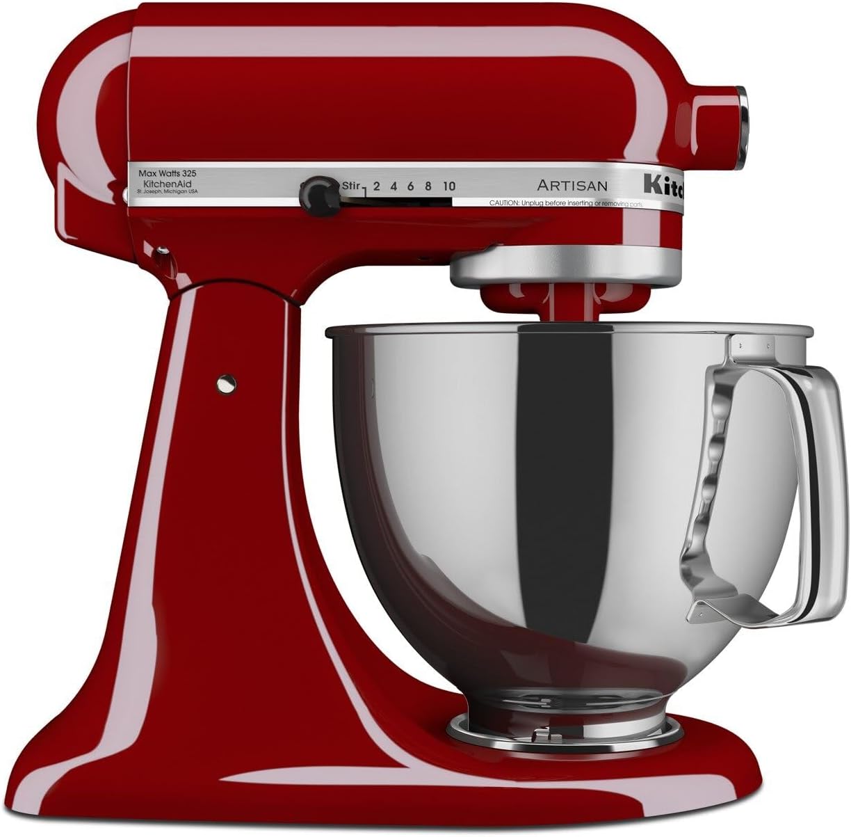 KitchenAid Artisan 5-Qt Tilt-Head Stand Mixer, Empire Red