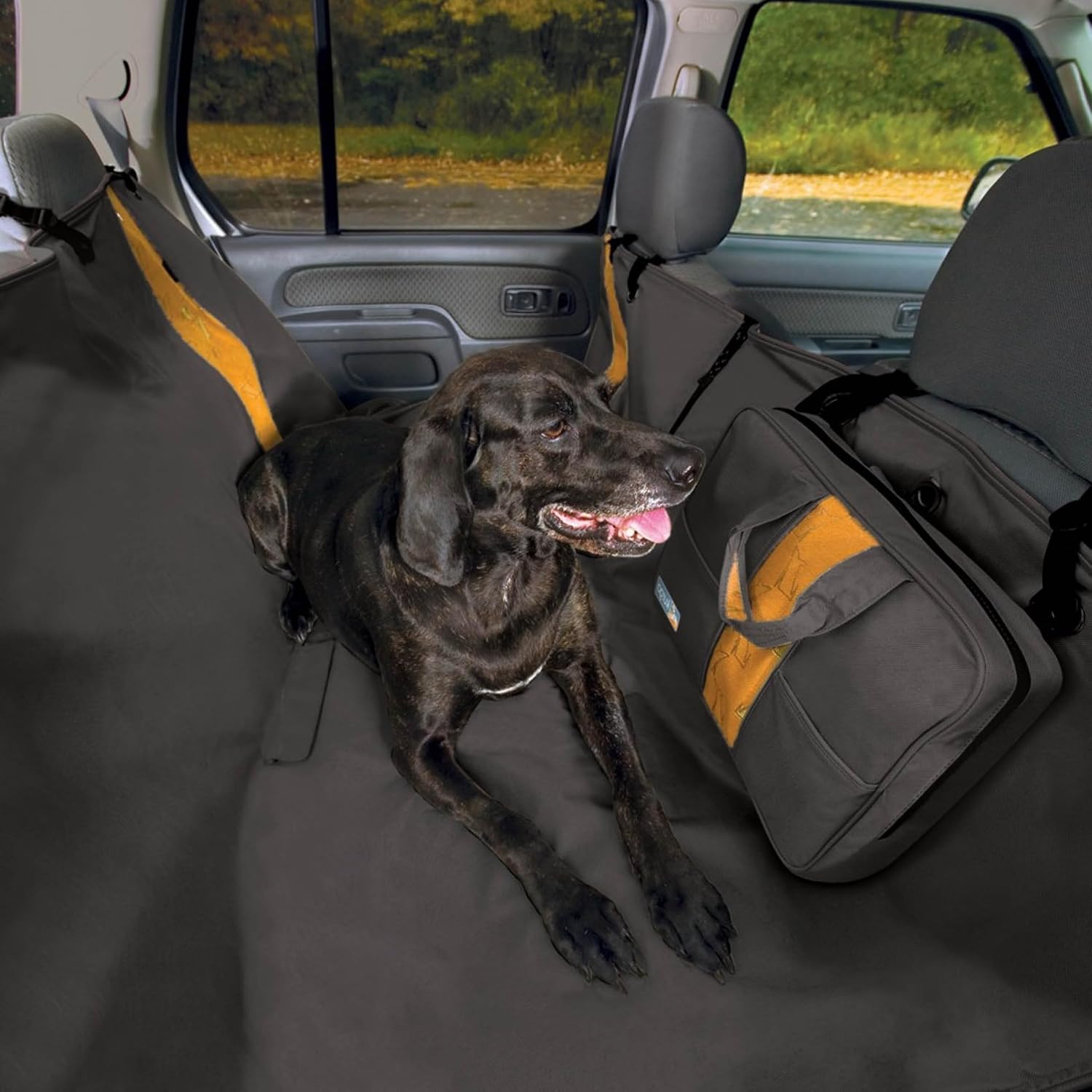 Kurgo Rover Hammock Dog Seat Cover, 55" Wide, Black