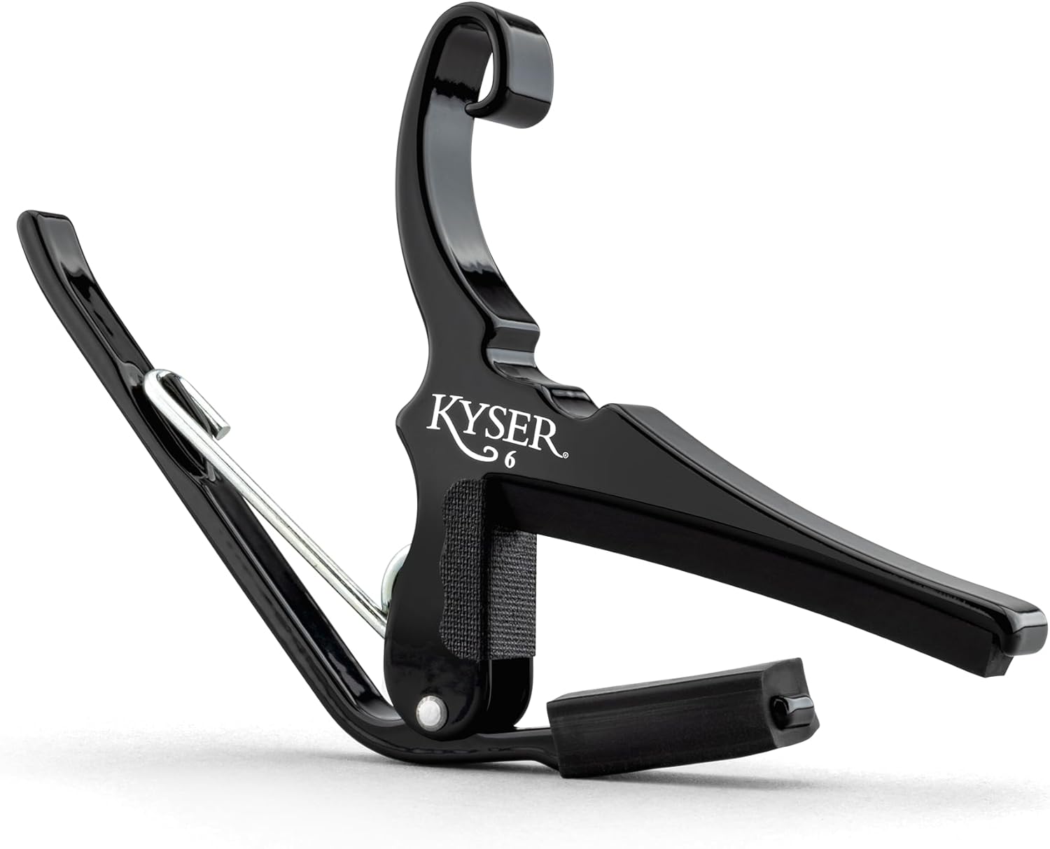 Kyser Quick-Change Capo for 6-String Acoustic Guitar, Black