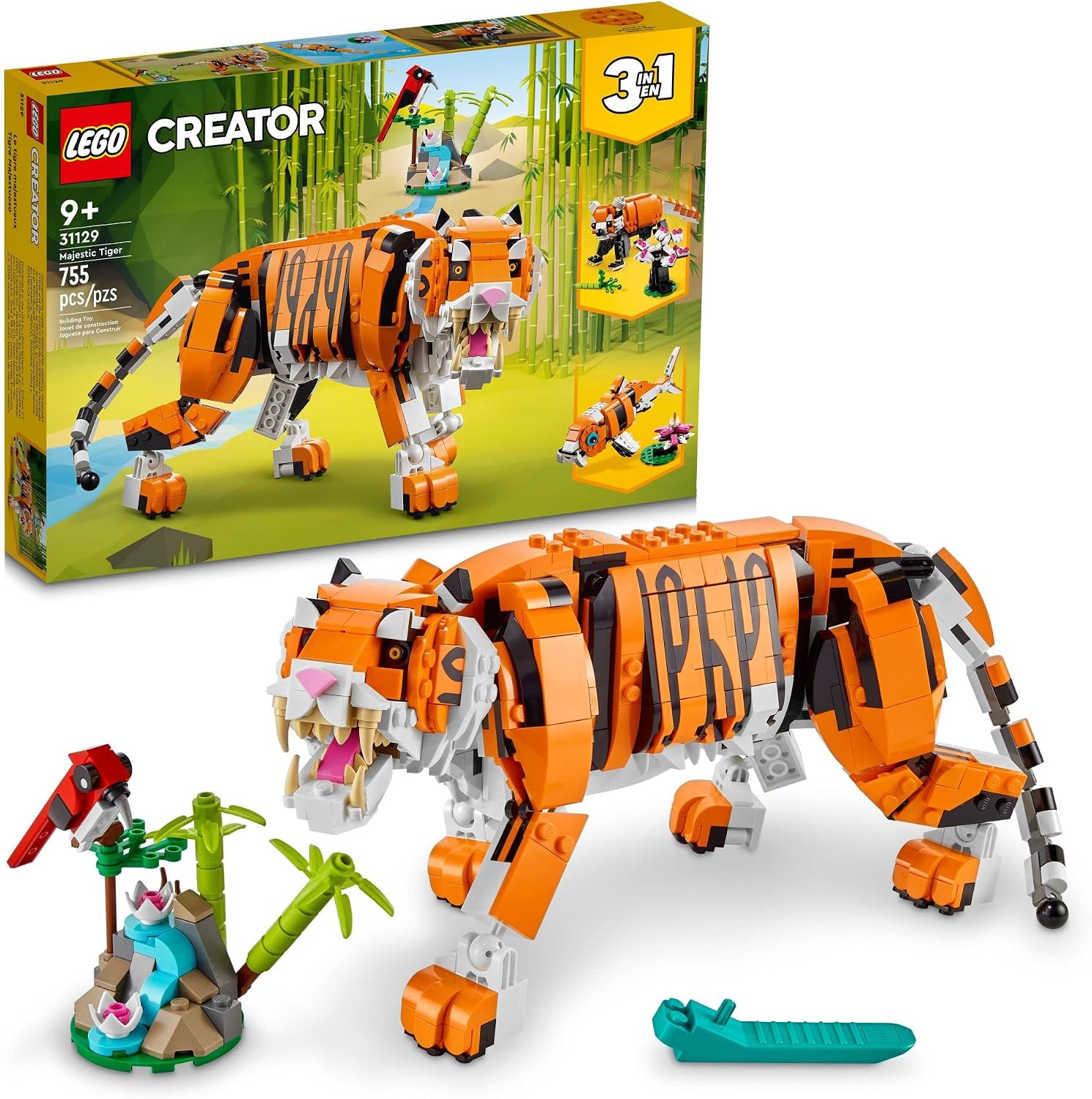 LEGO Creator 3 in 1 Majestic Tiger 31129