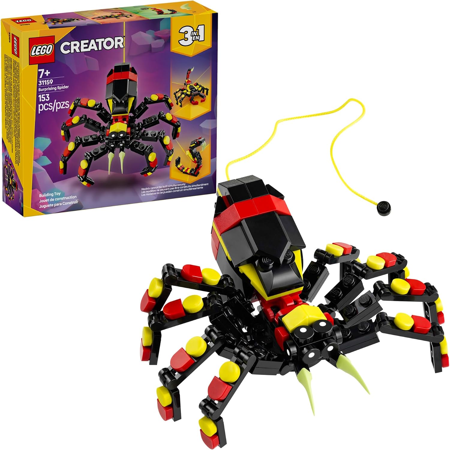 LEGO Creator 3 in 1 Wild Animals: Surprising Spider