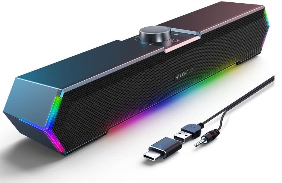 LENRUE G11 RGB Desktop Computer Speakers