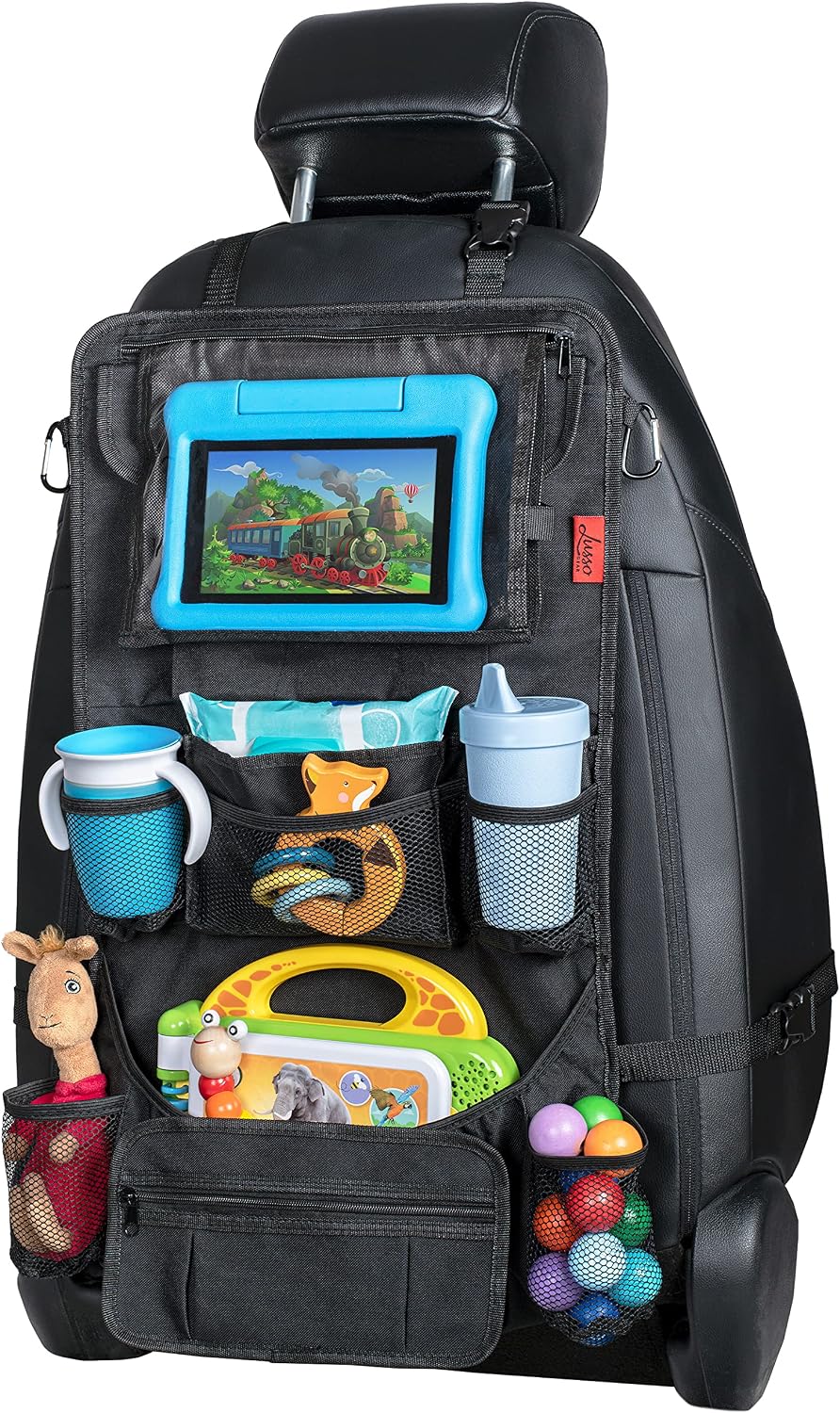 Lusso Gear Backseat Car Organizer, Black