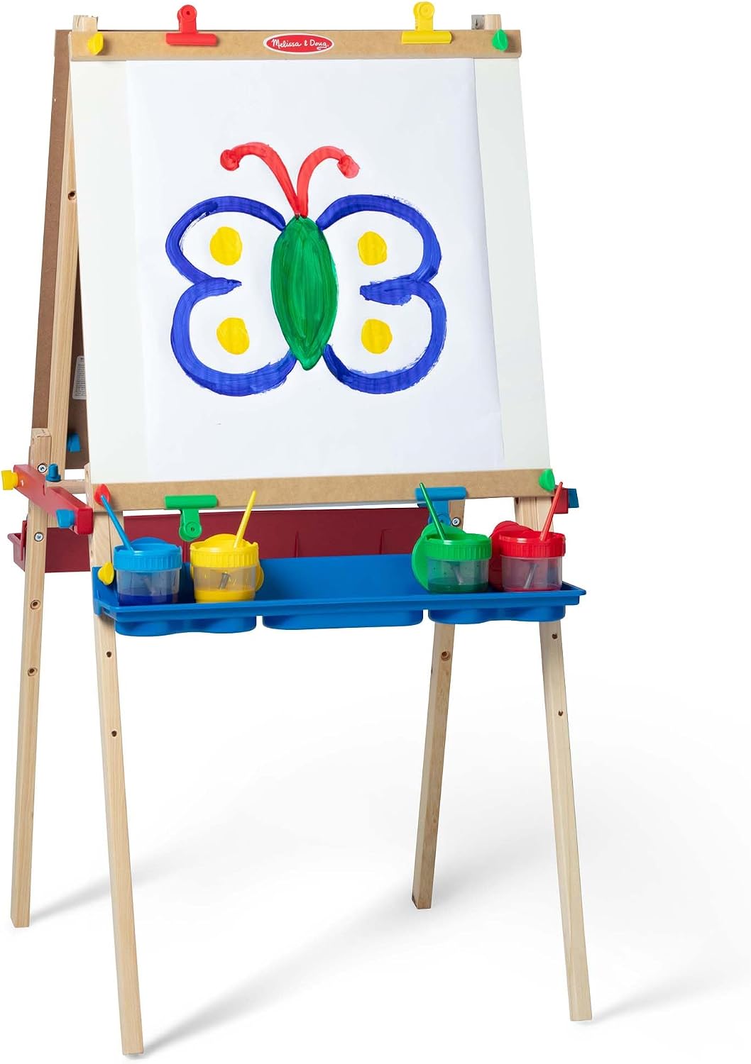 Melissa & Doug Deluxe Double-Sided Wooden Art Easel