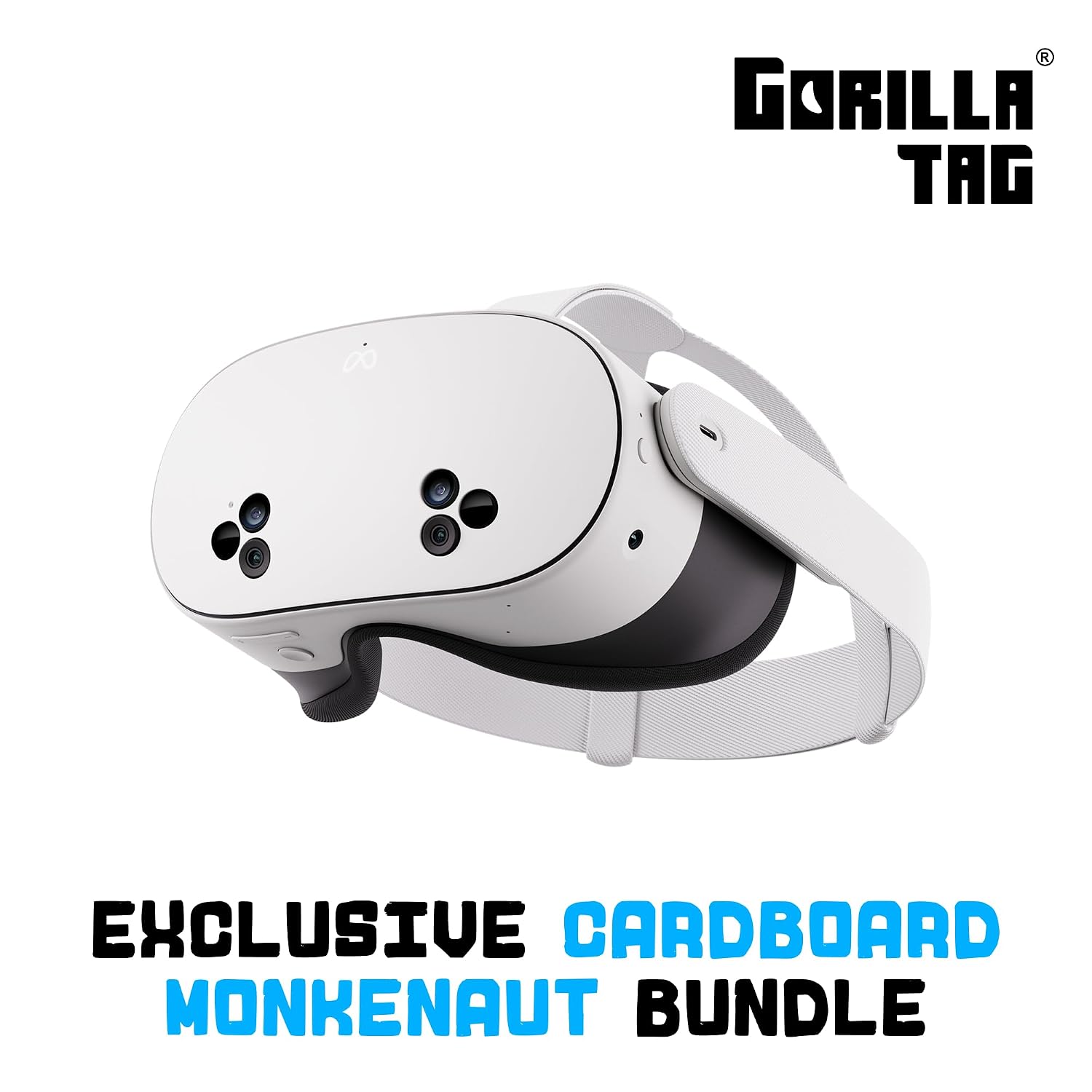 Meta Quest 3S 128GB VR Headset, Gorilla Tag Bundle