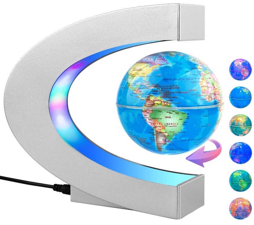 MOKOQI Magnetic Levitating Globe with LED Light