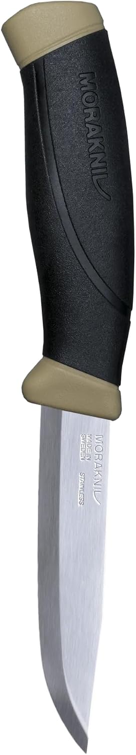 Morakniv Companion S Stainless Steel Knife, Desert