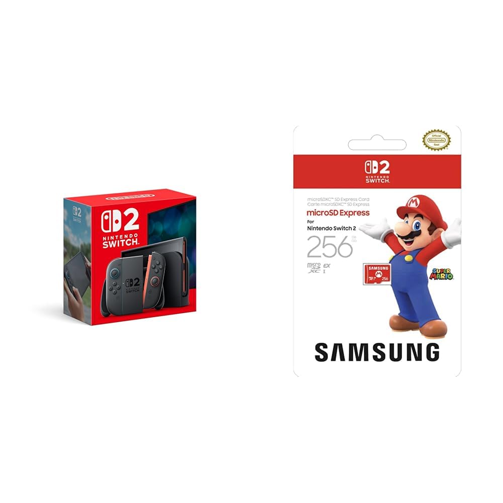 Nintendo Switch 2 with Samsung 256GB microSD Express Bundle