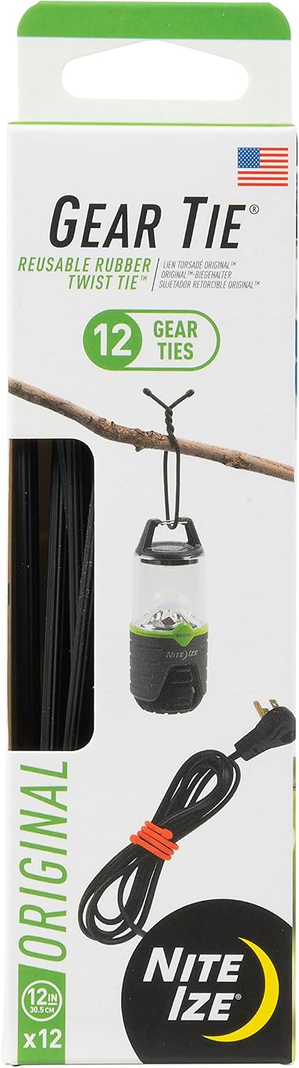 Nite Ize Gear Tie Original 12-Inch ProPack