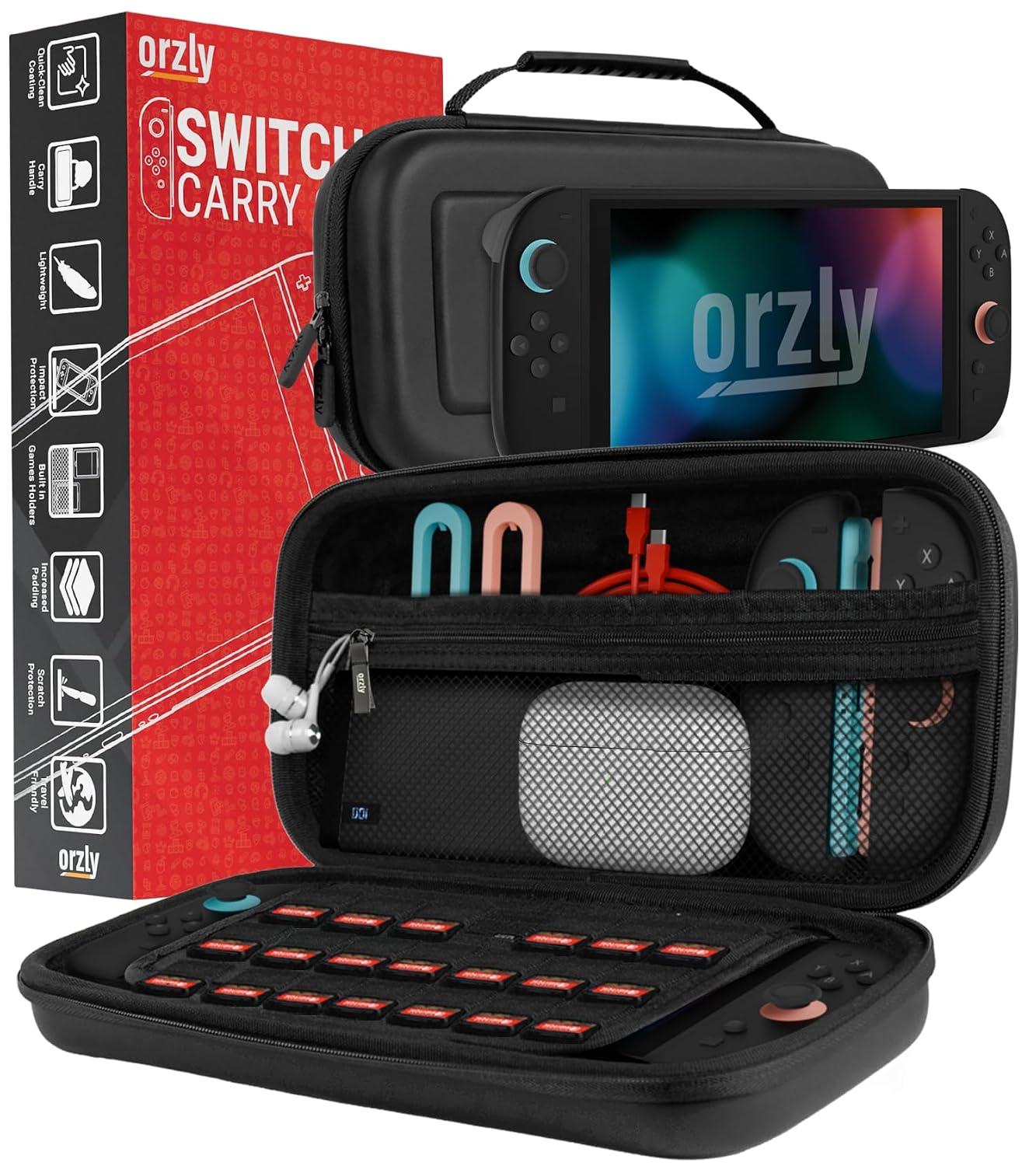 Orzly Carrying Case for Nintendo Switch 2