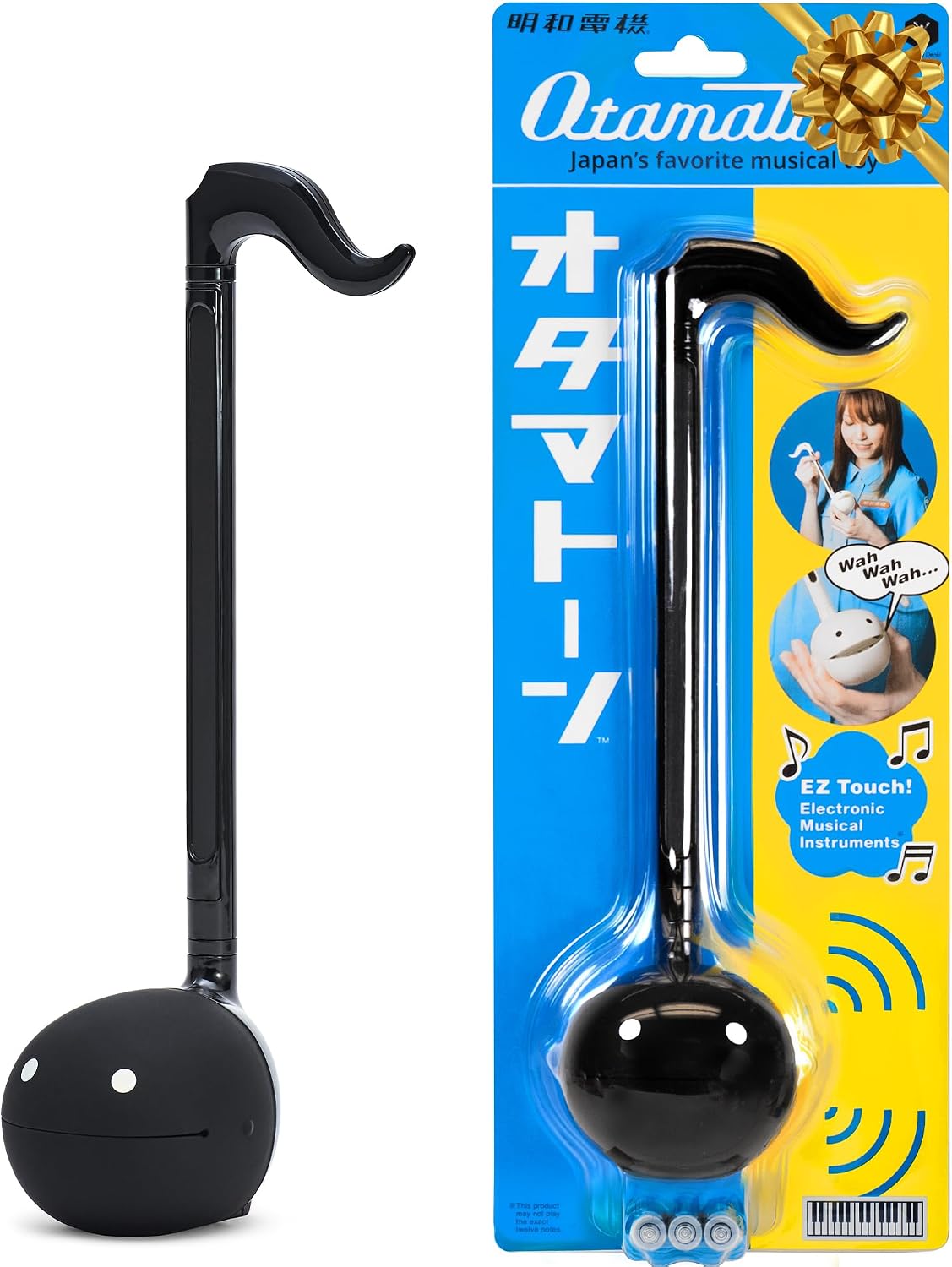 Otamatone Electronic Synthesizer Toy, Black
