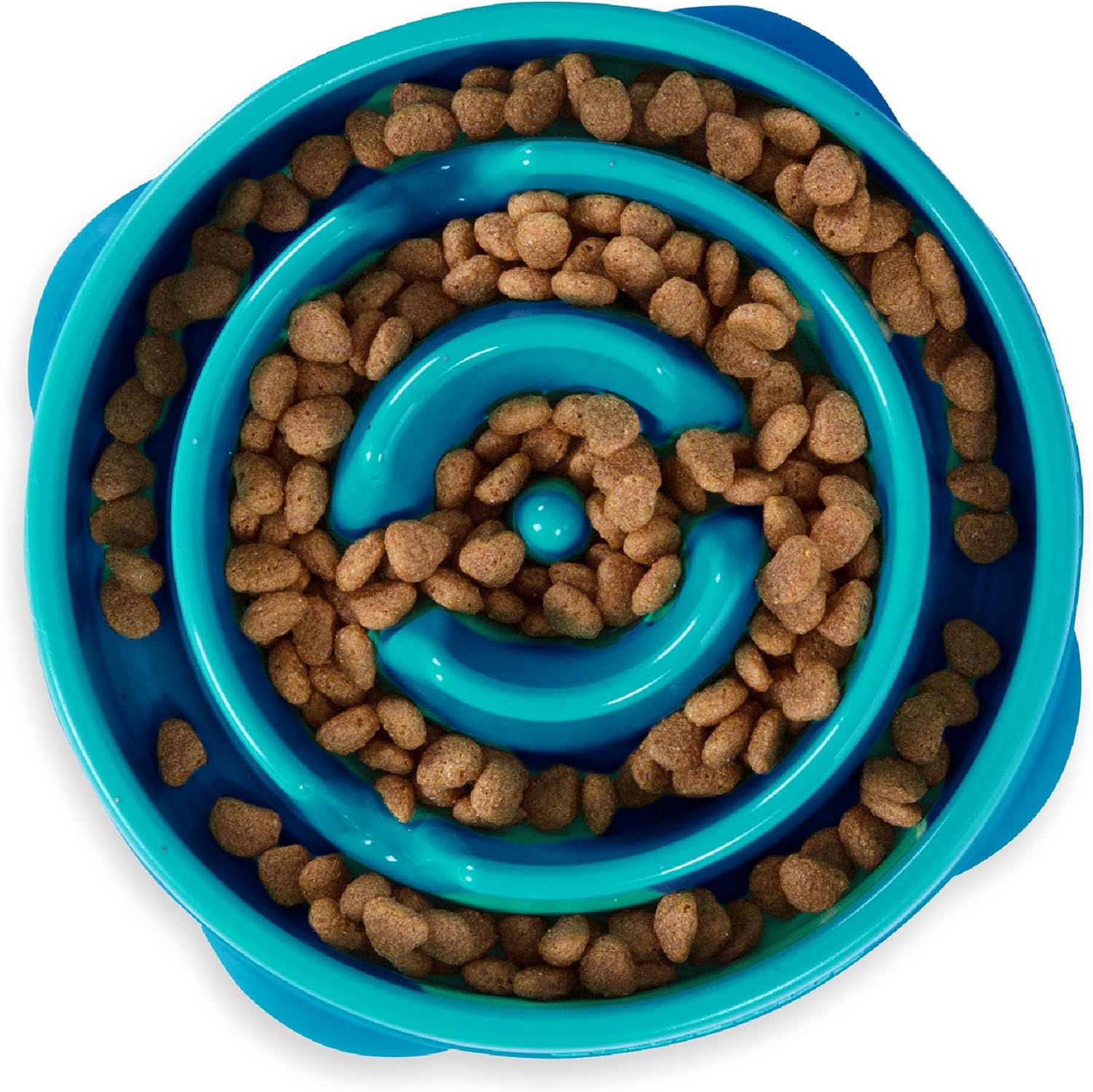 Outward Hound Fun Feeder Slo Bowl, Medium, Turquoise