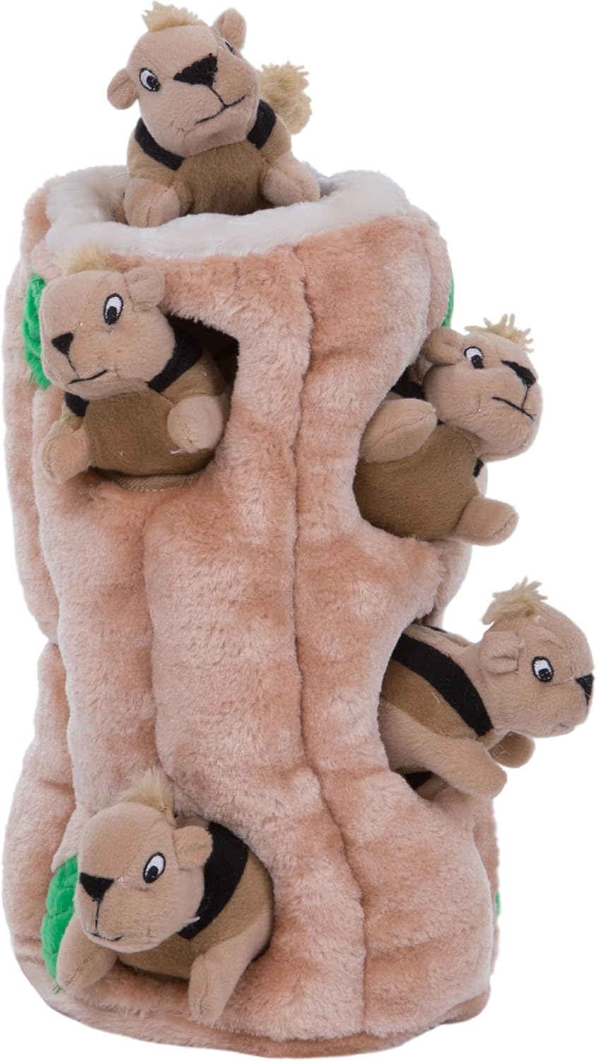 Outward Hound Hide-A-Squirrel Plush Puzzle Dog Toy, XL