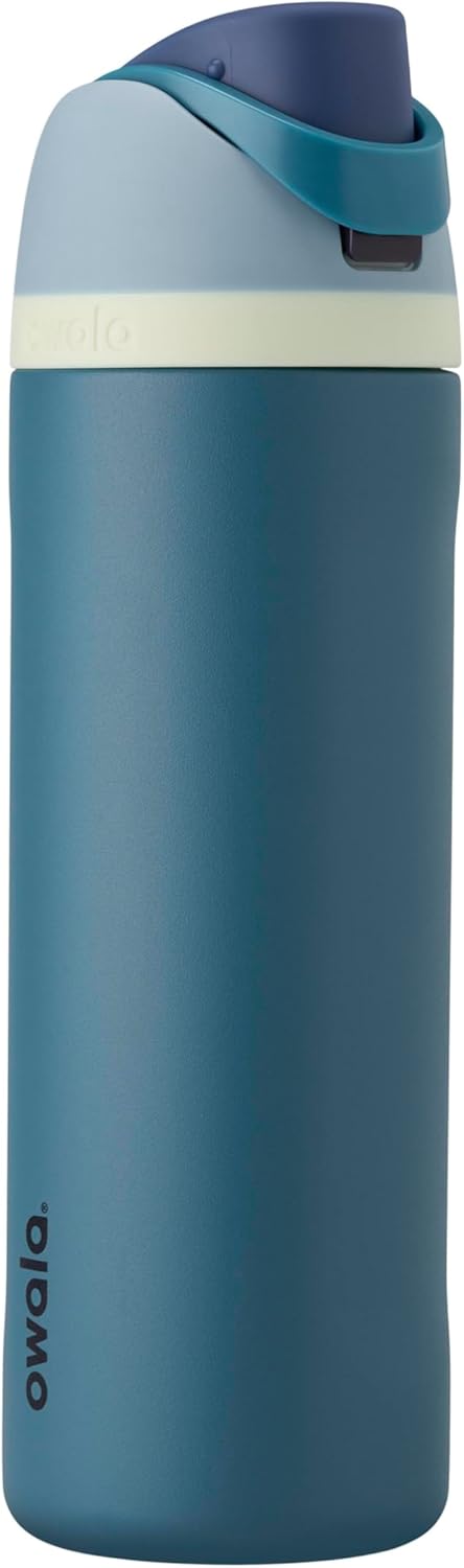 Owala FreeSip Insulated Water Bottle, 24 oz, Denim