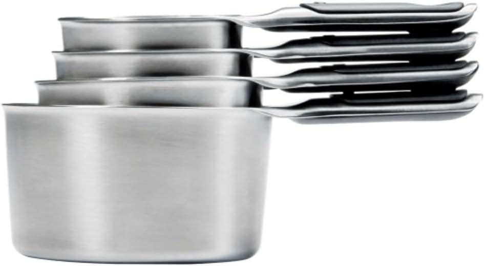 OXO Good Grips 4-Piece Stainless Measuring Cups with Magnets