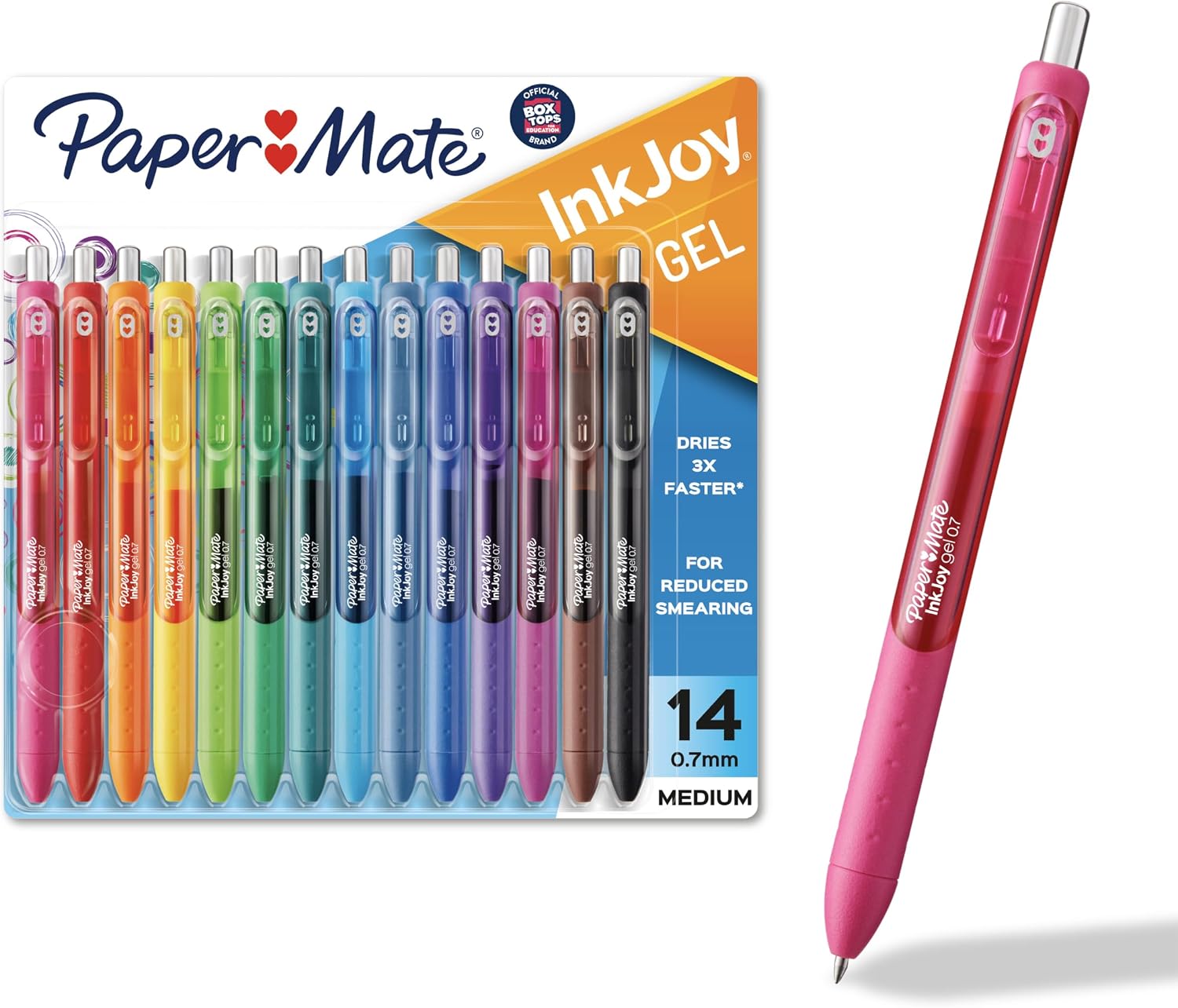 Paper Mate InkJoy Gel Pens, 0.7 mm, 14 Assorted Colors