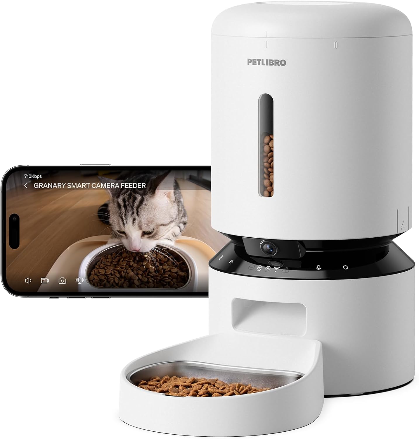 PETLIBRO Automatic Cat Feeder with 1080p Camera, 5L